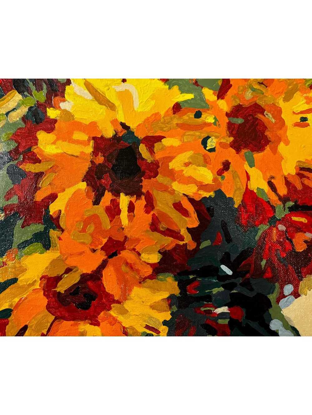 Sunbeam Dreams completed paint by numbers colorful wall decor - Picture 3 of 5